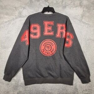 San Francisco 49ers Super Oversized Sweatshirt Womens Medium Mitchell & Ness NWT
